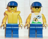 LEGO div005 Divers - Boatie 1, Blue Cap, Life Jacket
