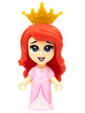 LEGO dp125 Ariel, Human with Crown - Micro Doll