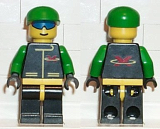 LEGO ext007 Extreme Team - Green, Black Legs with Yellow Hips, Green Cap