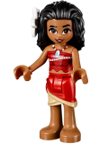 LEGO moa001 Moana - Red Skirt, White Flower (41149)