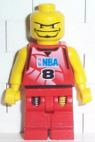 LEGO nba046 NBA Player, Number 8 without Hair