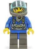 LEGO rck009 Jet - Trans-Light Blue Visor