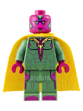 LEGO sh178 Vision - Dark Azure Spot on Forehead