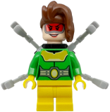 LEGO sh869 Doc Ock - Female, Medium Legs, Light Bluish Gray Arms
