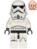 LEGO sw1137 Stormtrooper (Dual Molded Helmet, Gray Squares on Back, Frown)
