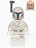 LEGO sw631 Boba Fett - White, Detailed Pattern