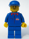 LEGO tne001 Tine Milk - Blue Torso (Stickers), Blue Legs, Blue Cap