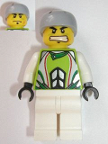 LEGO wr026 Team X-treme Daredevil 1 (REX-treme) - Sports Helmet, Plain White Legs