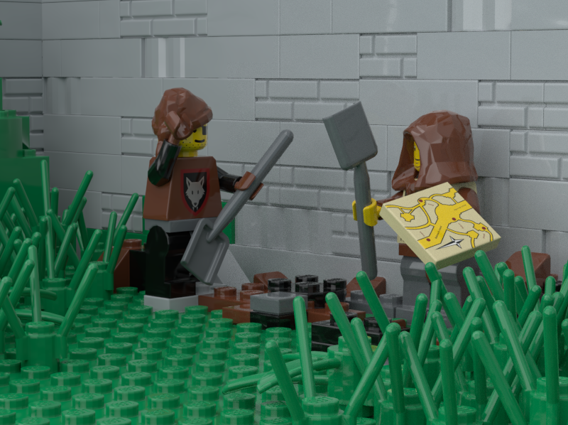 LEGO MOC - Замок Роткастр